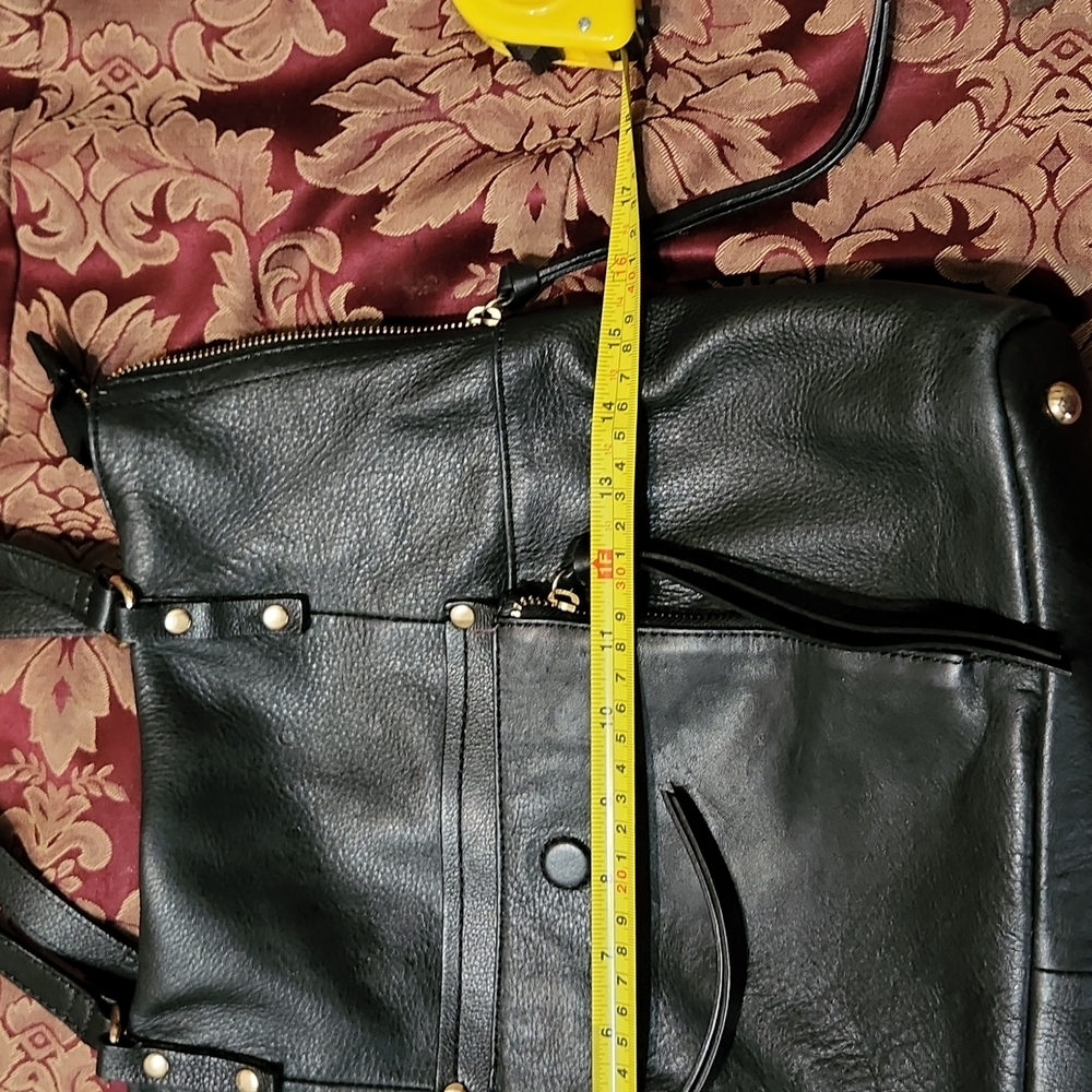 Kooba Everett Black Pebbled Leather Tote - Picture 13 of 16